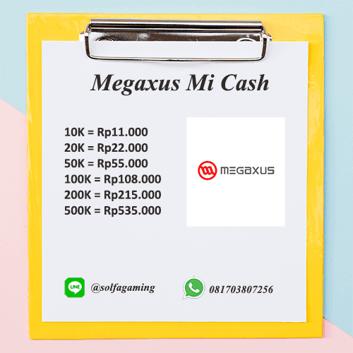 Jual Megaxus MI-Cash - Ingame.id